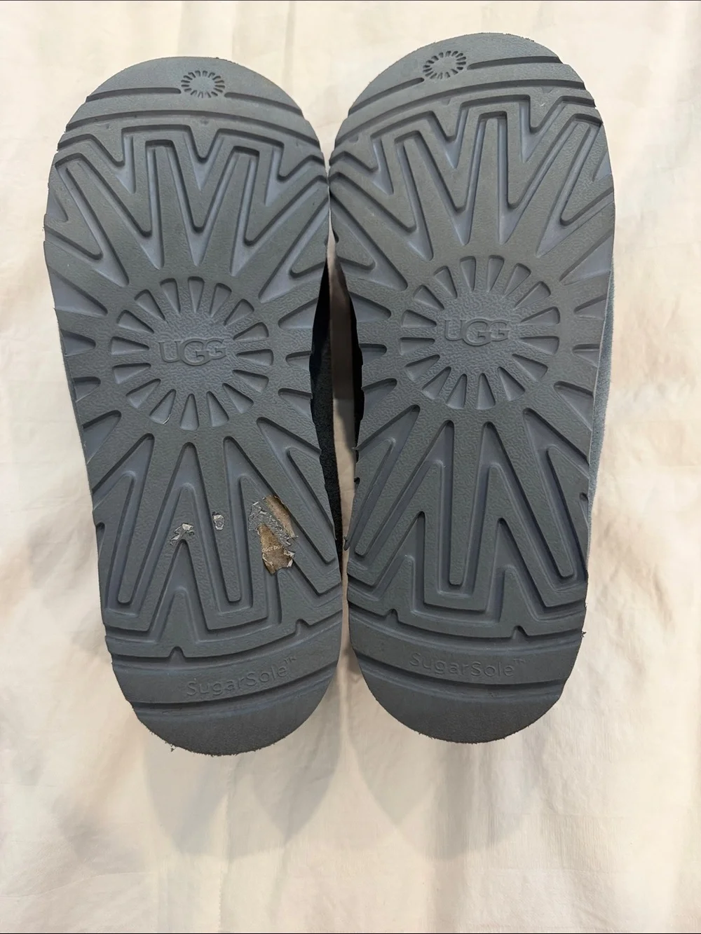 UGG Men's Navy Suede Slip-On Moccasin